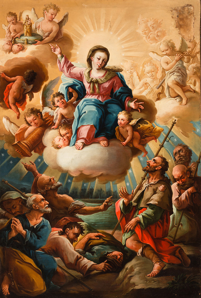 La Venida de la Virgen del Pilar a Zaragoza 